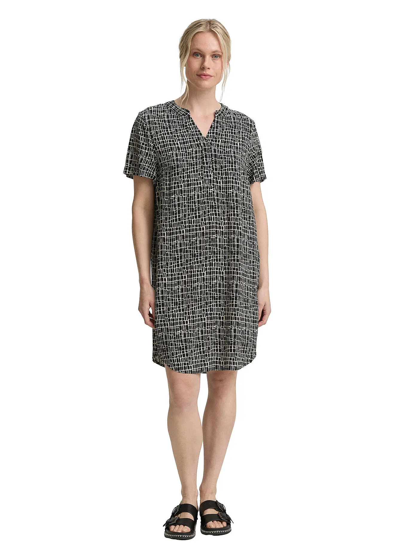 TOM TAILOR | Minikleid | schwarz